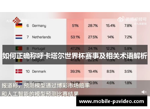 如何正确称呼卡塔尔世界杯赛事及相关术语解析